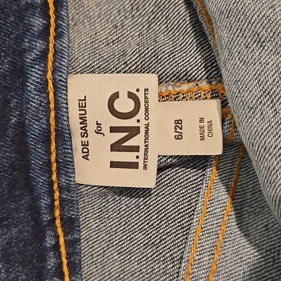 Assymetric Denim Skirt sz 6 - Picture 6 of 8